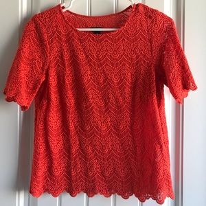 J Crew lace t-shirt